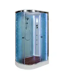 Душевая кабина AvaCan EM2012RLED+GM 120x90 см, низкий поддон, с крышей, правая