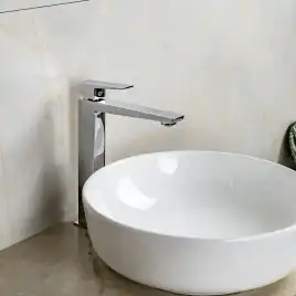 Смесители для раковины AVS NEW CUBE 811-251-CR высокий, хром