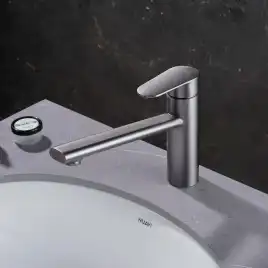 Смеситель для кухни Aquatek Ника AQ1880BGM, Оружейная сталь