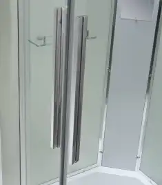 Душевая кабина AvaCan EM3812RLEDT 120x80 см, средний поддон, с крышей, правая