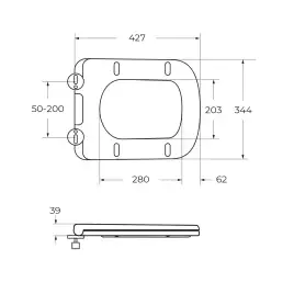 Подвесной унитаз BelBagno ARDENTE-R BB520CH-TOR/SC, безободковый, смыв торнадо с сиденьем микролифт, Белый