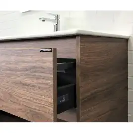 Тумба с умывальником Comforty Бордо 90 Дуб темно-коричневый, 00-00006671