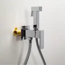 Гигиенический душ со смесителем AVS Cube 811-231-CR, хром