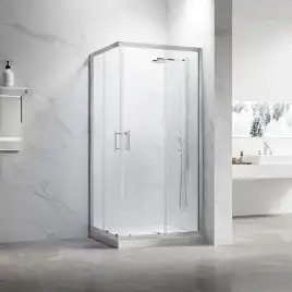 Душевой уголок Veconi Rovigo RV-27CH 110х90х190, профиль Хром, стекло прозрачное (RV27CH-11090-01-C8)