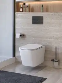 Унитаз подвесной BelBagno KRAFT-TOR BB7106CH-TOR/SC безободковый с сиденьем и смывом TORNADO