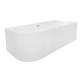 Акриловая ванна Azario LAGO BLANCO 150х75 пристенная правая, в комплекте с сифоном и металлической рамой, AZ-6724-1CR 15075