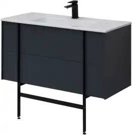 Тумба под раковину Allen Brau Reality 100 1.32007.AM антрацит матовый
