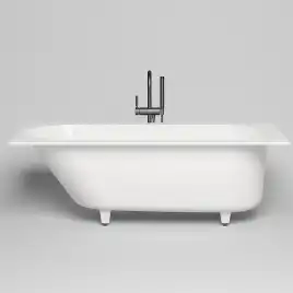 Ванна Salini ORNELLA 180х80 102322M из материала S-Stone, Белая матовая