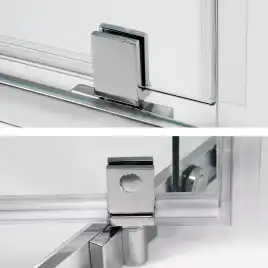 Душевой уголок WasserKRAFT Leine 35P 100х100 35P38 профиль Хром стекло Прозрачное