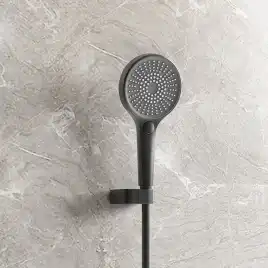 Душевая система  Vincea Futura VSFW-2F12TMB VSFW-2F12TMB  с термостатом, встраиваемая, черный матовый