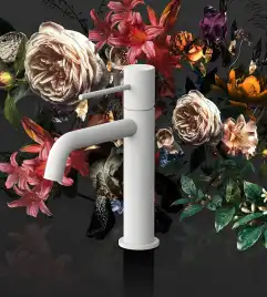 Смесители для раковины AVS Slimmer 811-100-MW, белый матовый