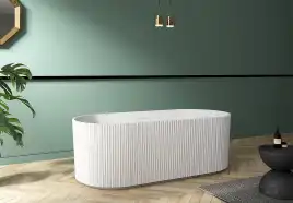 Акриловая ванна Abber 170х80 AB9325-1.7, отдельностоящая, Белая глянцевая