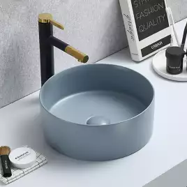 Раковина AVS Лилиан 36x36 голубая матовая
