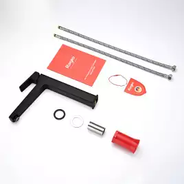 Смеситель для раковины Raglo R30.15.06 высокий, Черный матовый