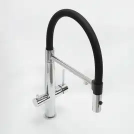Смеситель для кухни с гибким изливом AVS PureRiver хром, 811-170-CR
