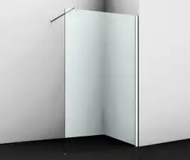 Душевая перегородка WasserKRAFT Rossel 28W 120 см, 28W40, профиль Хром, стекло Прозрачное
