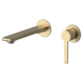 Смеситель для раковины AVS Elegant 811-402-BG встраиваемый, с внутренней частью, брашированное золото