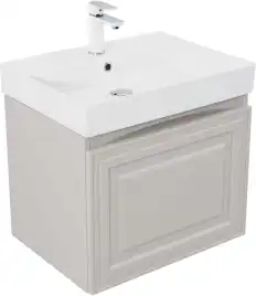 Тумба под раковину Aquanet Агата 60 бежевый, 345486