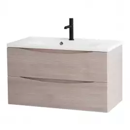Тумба под раковину BelBagno MARINO-1000-2C-SO-RG-P подвесная Rovere Grigio