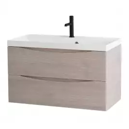 Тумба под раковину BelBagno MARINO-1000-2C-SO-RG-P подвесная Rovere Grigio
