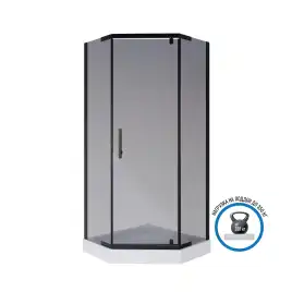 Душевой уголок Niagara Eco 100х100 NG-010-14DT низкий поддон 13 см стекло ТОНИРОВАННОЕ