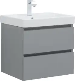 Тумба под раковину Aquanet Вега 2.0 60 мисти грин, подвесная, 337959