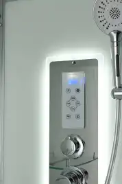 Душевая кабина AvaCan D3012LLED 120x80 см, средний поддон, с крышей