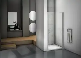 Душевая дверь Good Door Mokka DR-90-C-WE, МК00001, профиль Белый, стекло Прозрачное