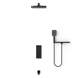 Душевая система  Vincea  VSFW-431T1RMB VSFW-431T1RMB  с термостатом, встраиваемая, черный матовый