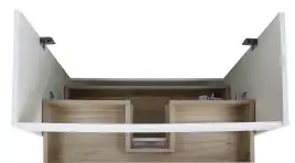 Тумба с раковиной Azario Мила 80 CS00091365, подвесная, Белая матовая