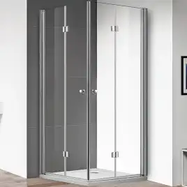 Душевой уголок CEZARES ECO-O-AS-2-100-C-Cr стекло Прозрачное, профиль Хром