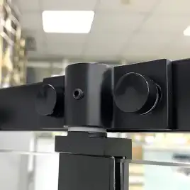 Душевой уголок AVS Трапеция 90x90 профиль черный матовый, стекло прозрачное, 803-0023-195-9090-BM-T