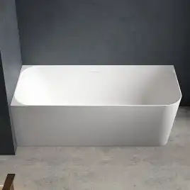 Акриловая ванна Abber 160х75 AB9331-1.6 L, отдельностоящая, Белая глянцевая