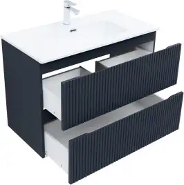 Тумба под раковину Aquanet Джейн (Flat) 90 маренго, подвесная, 335430