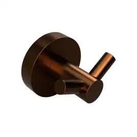 Крючок двойной 5,5 см BEMETA AMBER Медное золото матовое 155106032