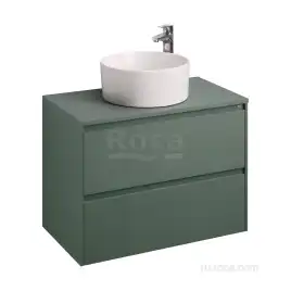 Тумбы под раковину Roca Ona 80 A857630513 подвесная, цвет, Зеленый матовый