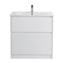 Тумба под раковину BelBagno KRAFT-800-2C-PIA-BO напольная Bianco Opaco