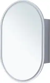 Зеркальный шкаф Aquanet Монте 60 белый, с LED подсветкой, 344788