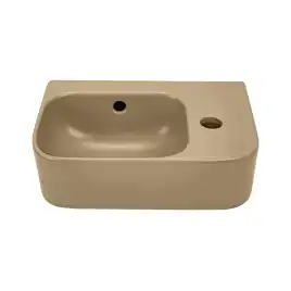 Рукомойник AVS Грэйс 37x25 L, бежевый матовый