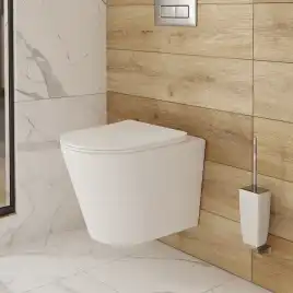 Унитаз подвесной IDDIS Calipso CALRNSEi25 безободковый, с сиденьем микролифт Белый