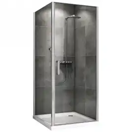 Душевой уголок ABBER Sonnenstrand 70х70 см, AG04070-S70, профиль хром, стекло прозрачное