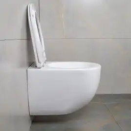 Унитаз подвесной AVS Спутник 801-0038-P-T2-GW безободковый, со смывом Торнадо, белый