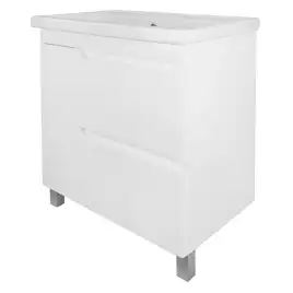 Тумба с раковиной Azario KANTRI 70/2Н CS00097252, напольная с раковиной Фостер 70, белая