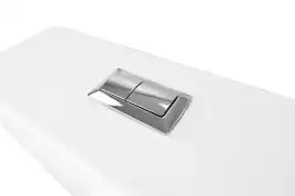 Унитаз напольный Azario CORSA AZ-2062T безободковый, смыв Торнадо, с бачком и сидением микролифт, Белый глянцевый