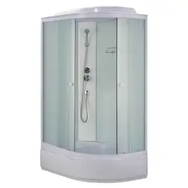 Душевая кабина Loranto 120х80, средний поддон, Матовое стекло, CS-985-LTM/W-120