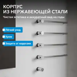 Полотенцесушитель электрический 52х64,5 ABBER Charme AH4004 хром