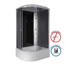 Душевая кабина Niagara Eco 100х80 E100/80/40R/TN высокий поддон