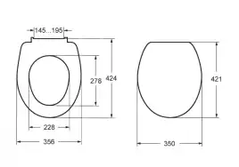 Сиденье Roca Mateo микролифт ZRU9302822 петли хром