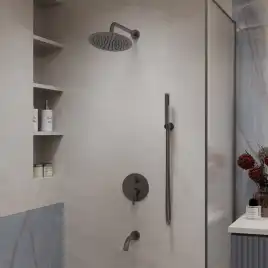 Душевая система  Vincea Villa VSFW-1VL3GM VSFW-1VL3GM встраиваемая, вороненая сталь