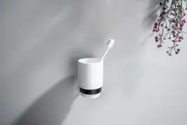 Стакан для ванной Aquatek Бетта AQ4604MB, Черный матовый